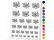 Congrats Grad Graduate Graduation Cap Fireworks Stars Temporary Tattoo Water Resistant Fake Body Art Set Collection